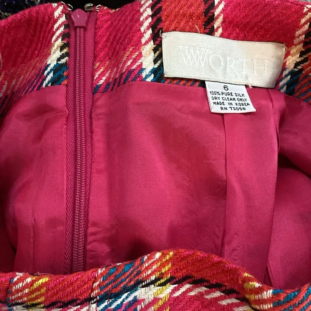 100% Silk Skirt - W by Worth - Size 6